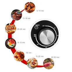 Four multifonction chaleur tournante 48l 1800w noir - bat-48rc