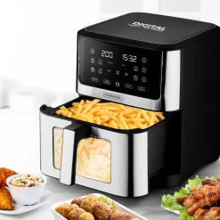 Friteuse électrique sans huile à air chaud AIRMED WXL - Gris et noir