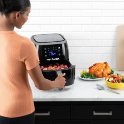 Friteuse électrique XXL sans huile à air chaud NBA071B - Noir