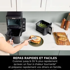 Friteuse sans huile à air chaud SL300EU - Noir