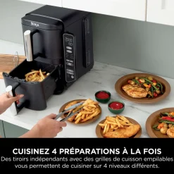 Friteuse sans huile à air chaud SL300EU - Noir