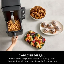 Friteuse sans huile à air chaud SL300EU - Noir