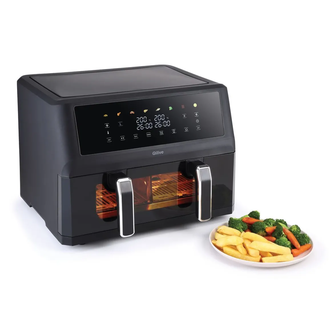 Friteuse sans huile à air chaud XXL Q.5247 - Noir