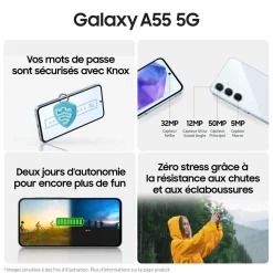 Galaxy A55 5G 128Go - Lime