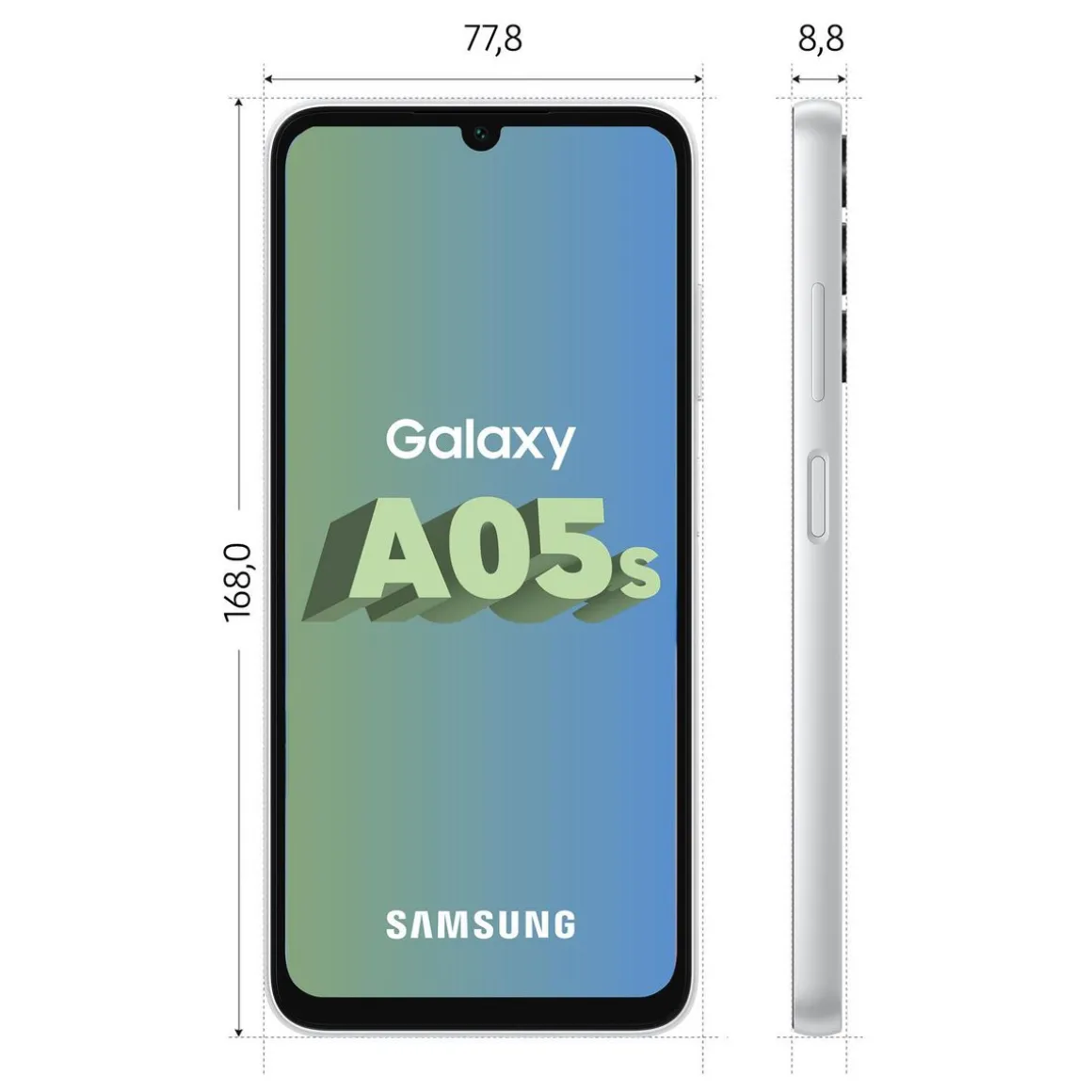 Galaxy A05S 64 GB - Argent