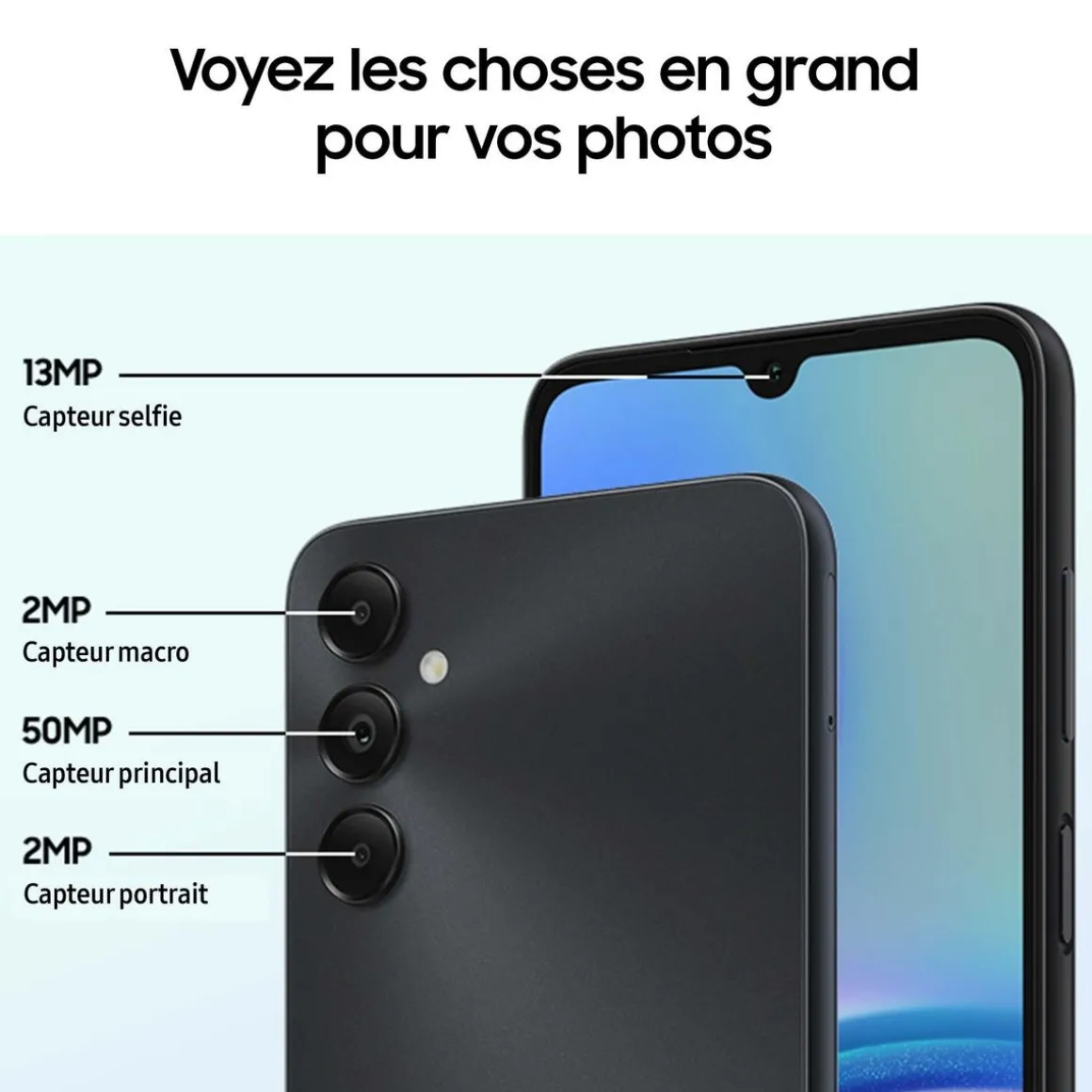 Galaxy A05S 64 GB - Noir