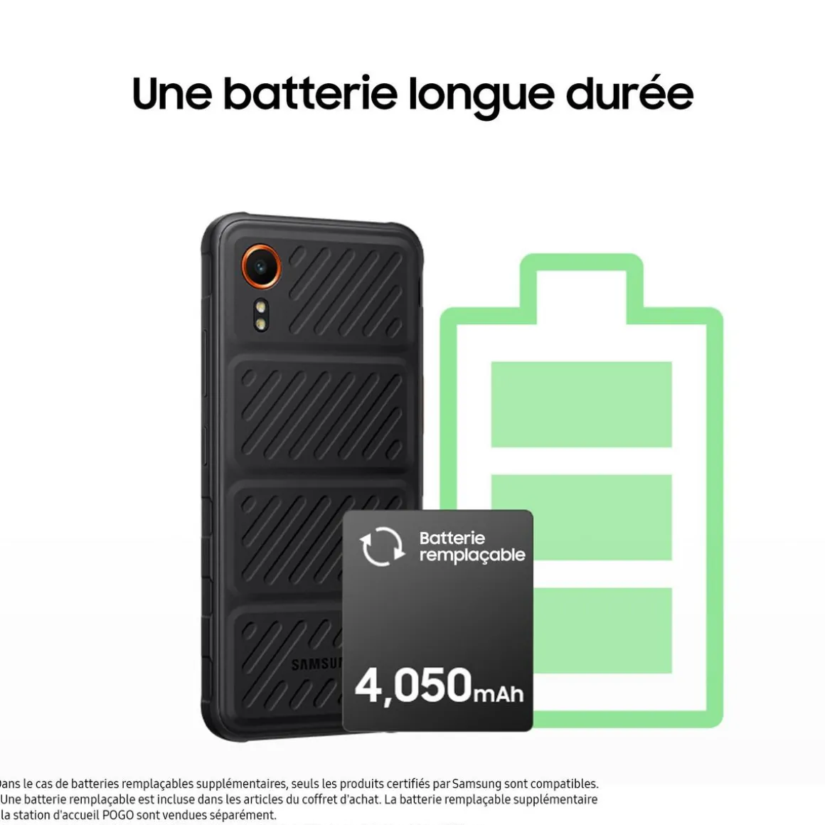 Galaxy XCover 7 128Go 5G - Noir