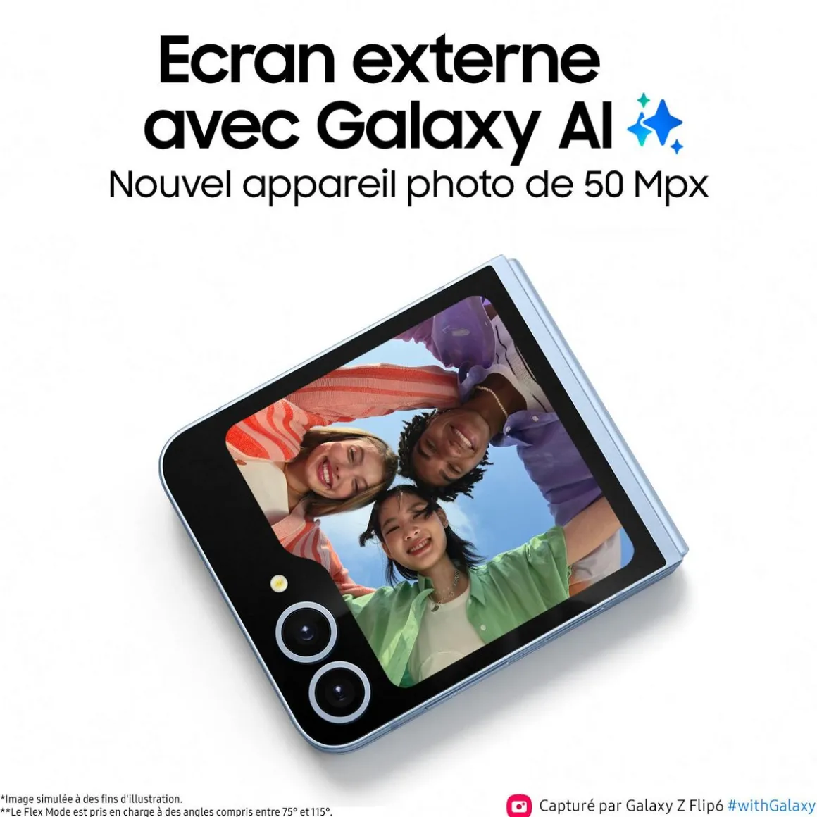 Galaxy Z Flip6 512Go - Bleu