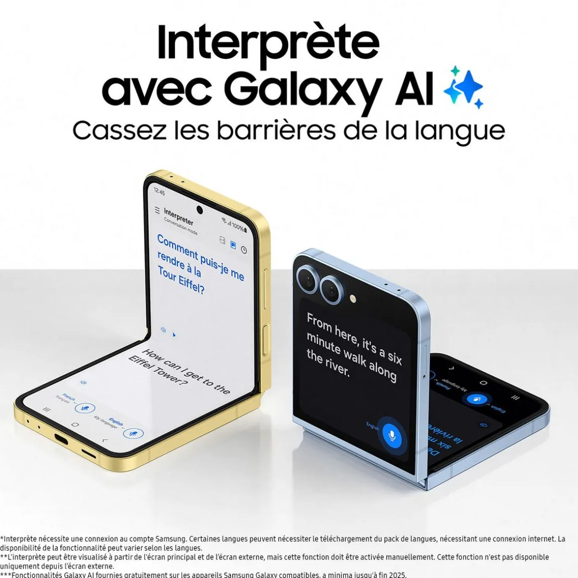 Galaxy Z Flip6 512Go - Bleu