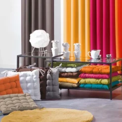 Galette de Chaise Matelassée Essentiel 40x40cm Gris