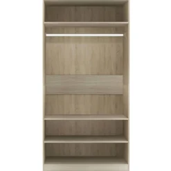 Garde-robe Chene sonoma 100x50x200 cm Bois d'ingenierie