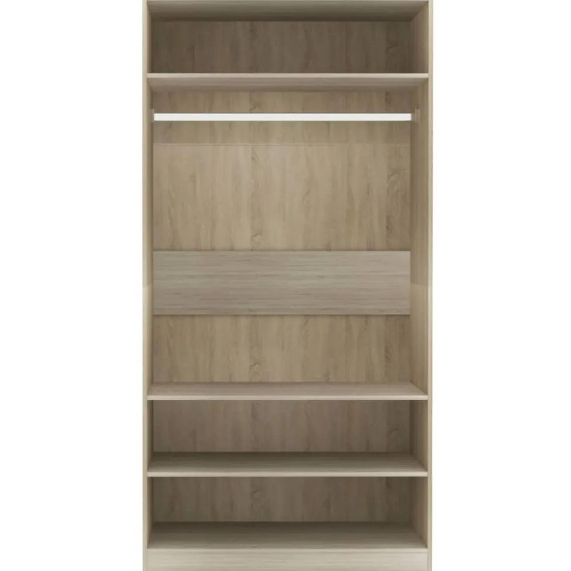 Garde-robe Chene sonoma 100x50x200 cm Bois d'ingenierie