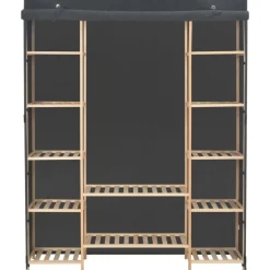 Garde-robe Gris 135 x 40 x 170 cm Tissu