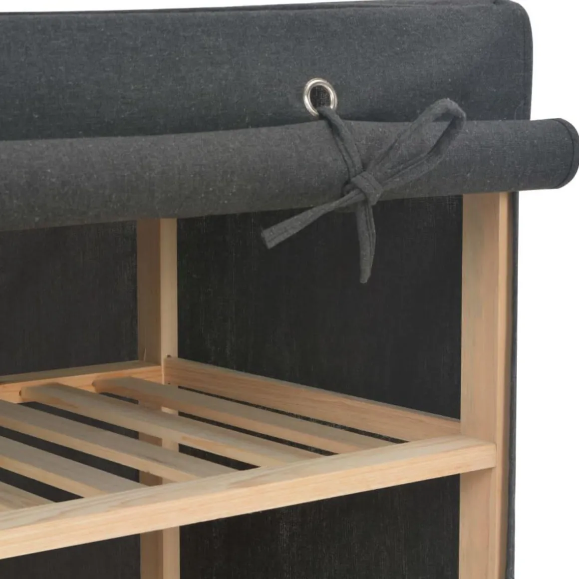 Garde-robe Gris 135 x 40 x 170 cm Tissu