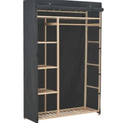 Garde-robe Gris 110 x 40 x 170 cm Tissu