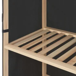 Garde-robe Gris 110 x 40 x 170 cm Tissu