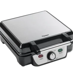 Gaufrier 1100w noir/inox - asw281