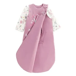 Gigoteuse d'hiver en velours avec manches amovibles Louisa