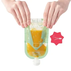 Gourdes réutilisables (Lot de 15) Badabulle - 150 ml