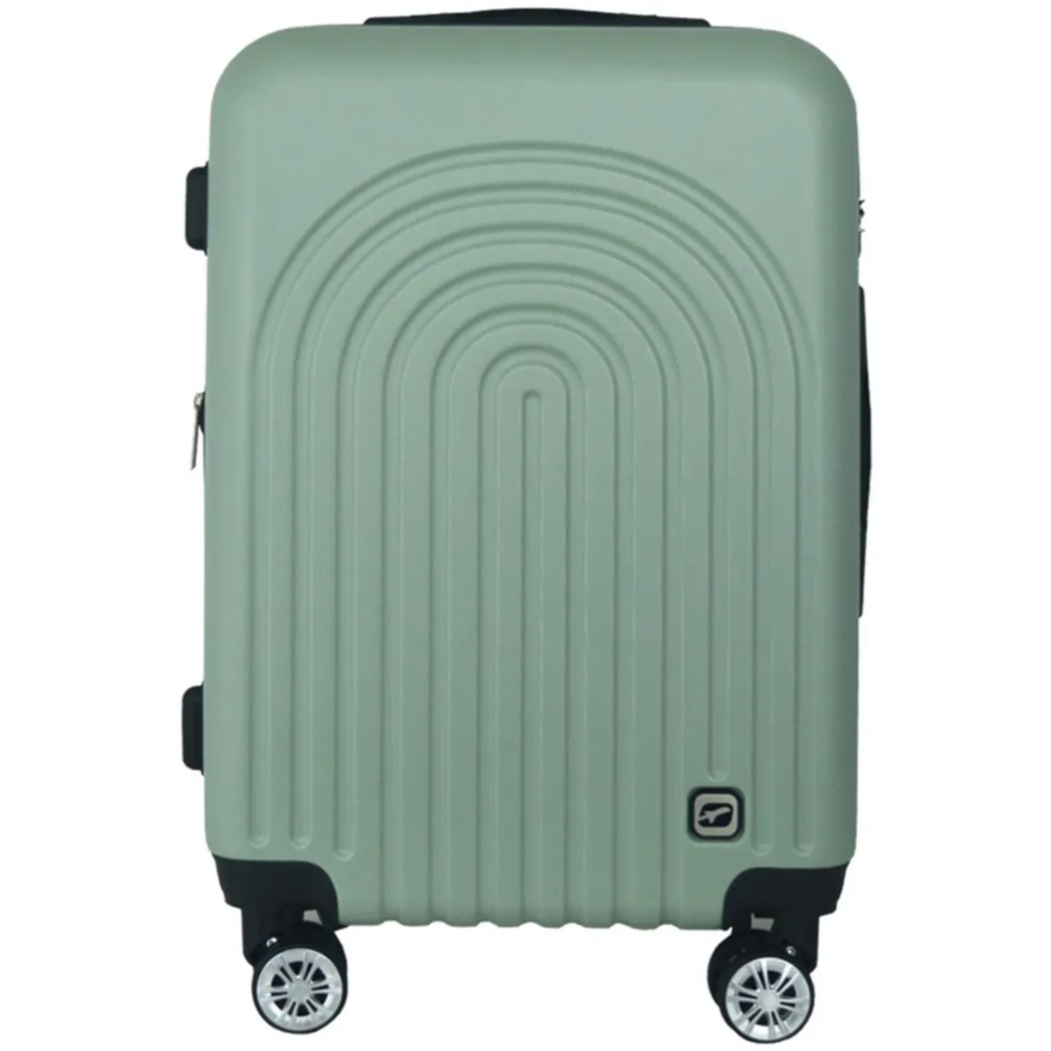 Grande Valise rigide 71cm 8 roues BOHO - gris