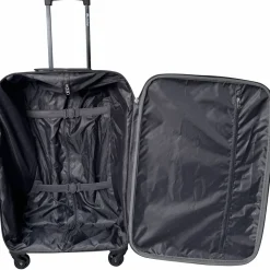 Grande Valise souple 70 cm 4 roues RAIL - rouge bordeaux