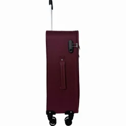 Grande Valise souple 75cm 4 roues HIGHWAY - rouge