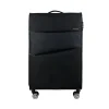 Grande Valise souple noire Perfeckto 75x46x27cm