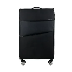Grande Valise souple noire Perfeckto 75x46x27cm