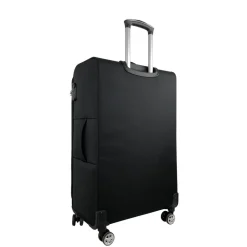 Grande Valise souple noire Perfeckto 75x46x27cm