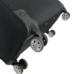 Grande Valise souple noire Perfeckto 75x46x27cm