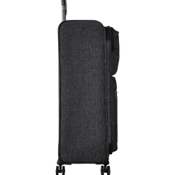 Grande Valise souple noire Poly Soft 75x45x30cm