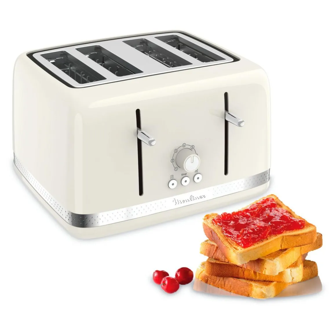 Grille-pain Soleil LT305A10 - Ivoire