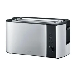 Grille-pains 2 fentes 1400w inox/noir - at2590