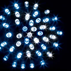 Guirlande de Noël Lumineuse Timer 30m Blanc Froid & Bleu