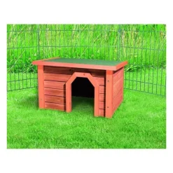 Habitat pour petits animaux - TRIXIE - Natura - Pin verni - Extérieur - Lapin - Adulte - Rongeur
