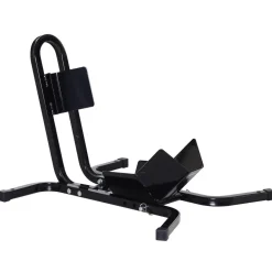 HOMCOM Rail de support universel pour moto - support béquille moto - bloque roue 17 à 21 pouces métal époxy noir