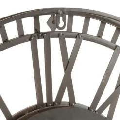 Horloge Murale Design Chiffres Romains 60cm Or