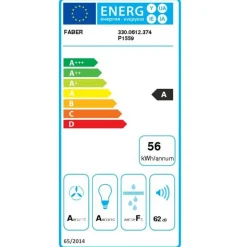 Hotte décorative inclinée 90cm 580m3/h noir - 5816724