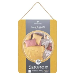 Housse de couette 2 places Morning Sunshine 100% Lin