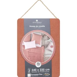 Housse de couette 2 places Morning Sunshine 100% Lin