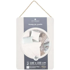 Housse de couette 2 places Morning Sunshine 100% Lin