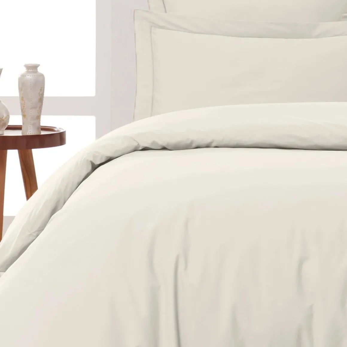 Housse de couette en percale coton SOFT PERCALE
