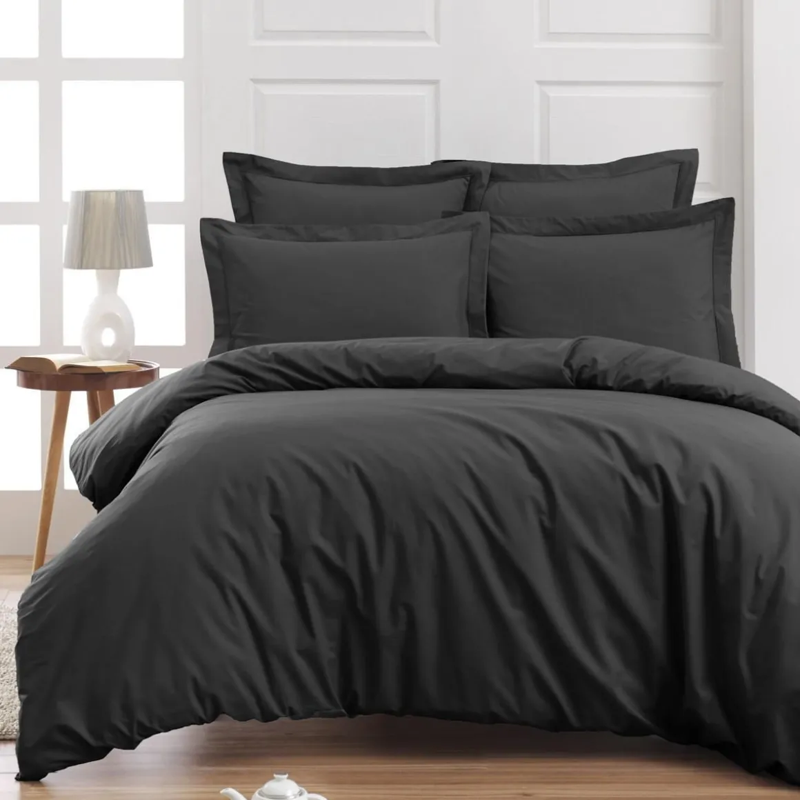Housse de couette en percale coton SOFT PERCALE