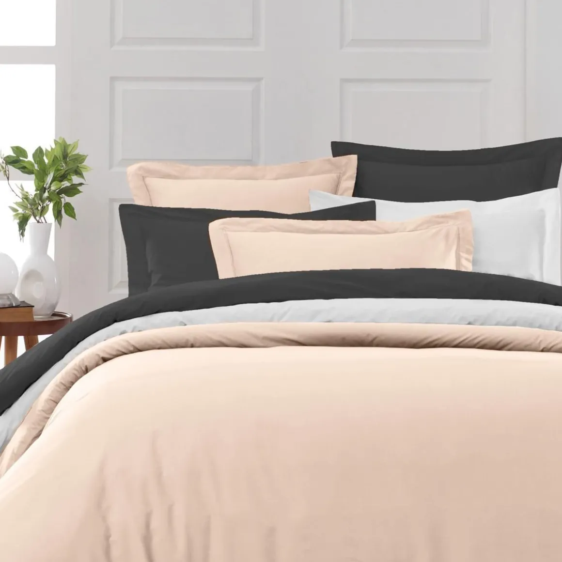 Housse de couette en percale coton SOFT PERCALE
