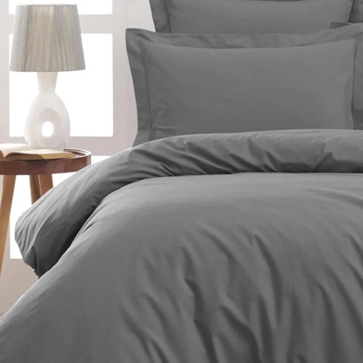 Housse de couette en percale coton SOFT PERCALE