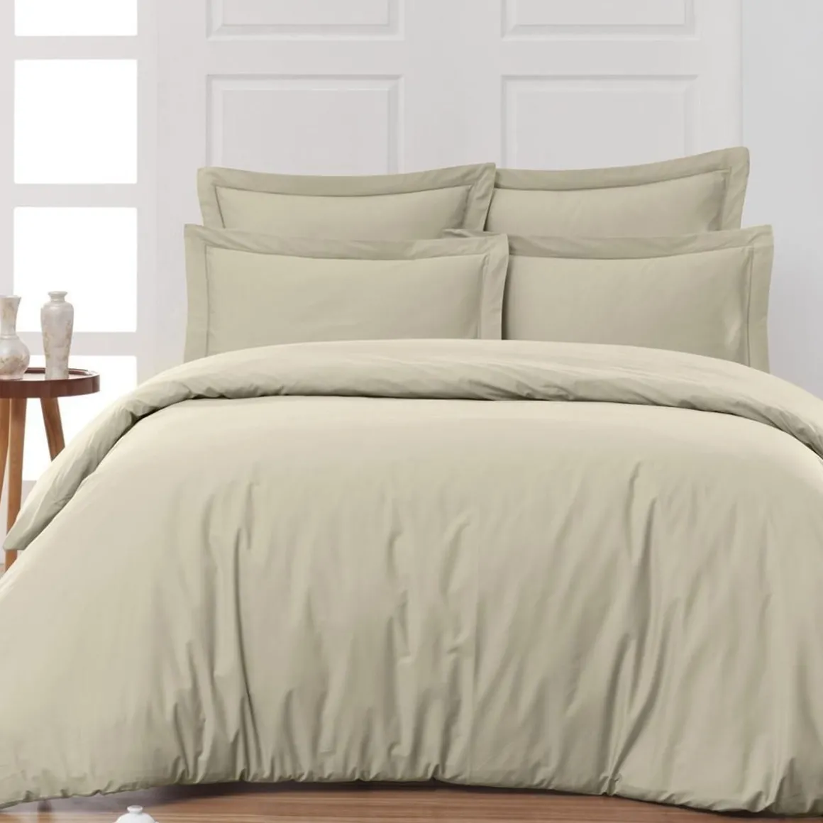 Housse de couette en percale coton SOFT PERCALE