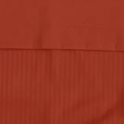 Housse de couette rayée réversible satin de coton VERSAILLES