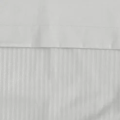 Housse de couette rayée réversible satin de coton VERSAILLES