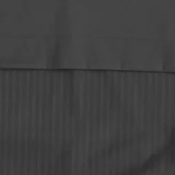 Housse de couette rayée réversible satin de coton VERSAILLES