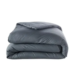 Housse de couette unie en percale de coton 70 fils - collection permanente